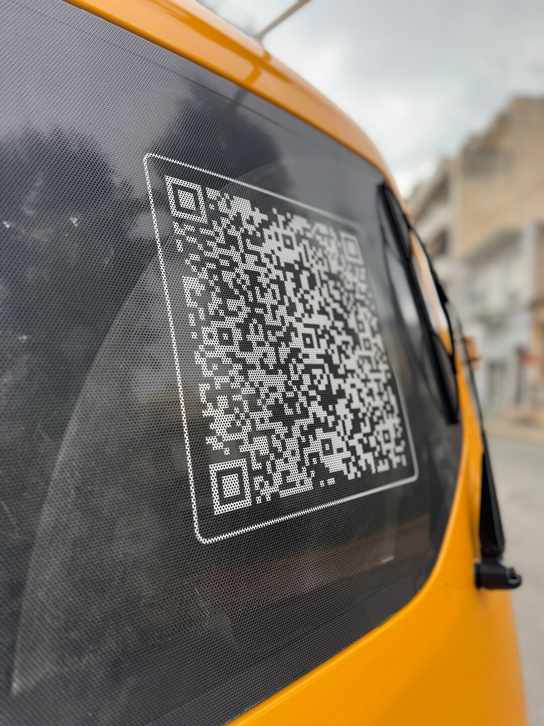 Ντύσιμο επαγγελματικού van με βινυλίο για κατασκευαστική εταιρεία - one way