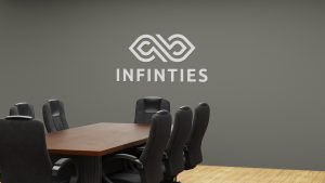 Interior Branding και εσωτερική επιγραφή reception από την εταιρεία Αρχέτυπο
