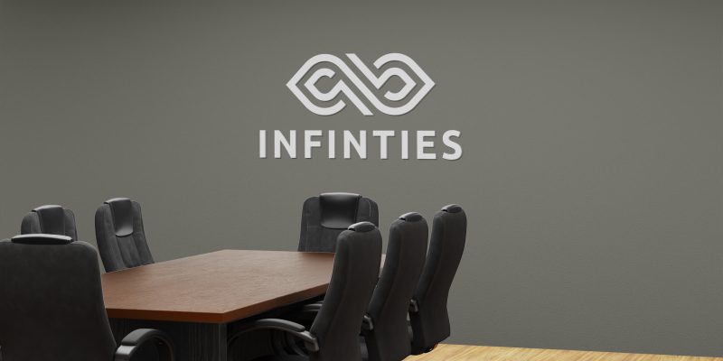 Interior Branding και εσωτερική επιγραφή reception από την εταιρεία Αρχέτυπο